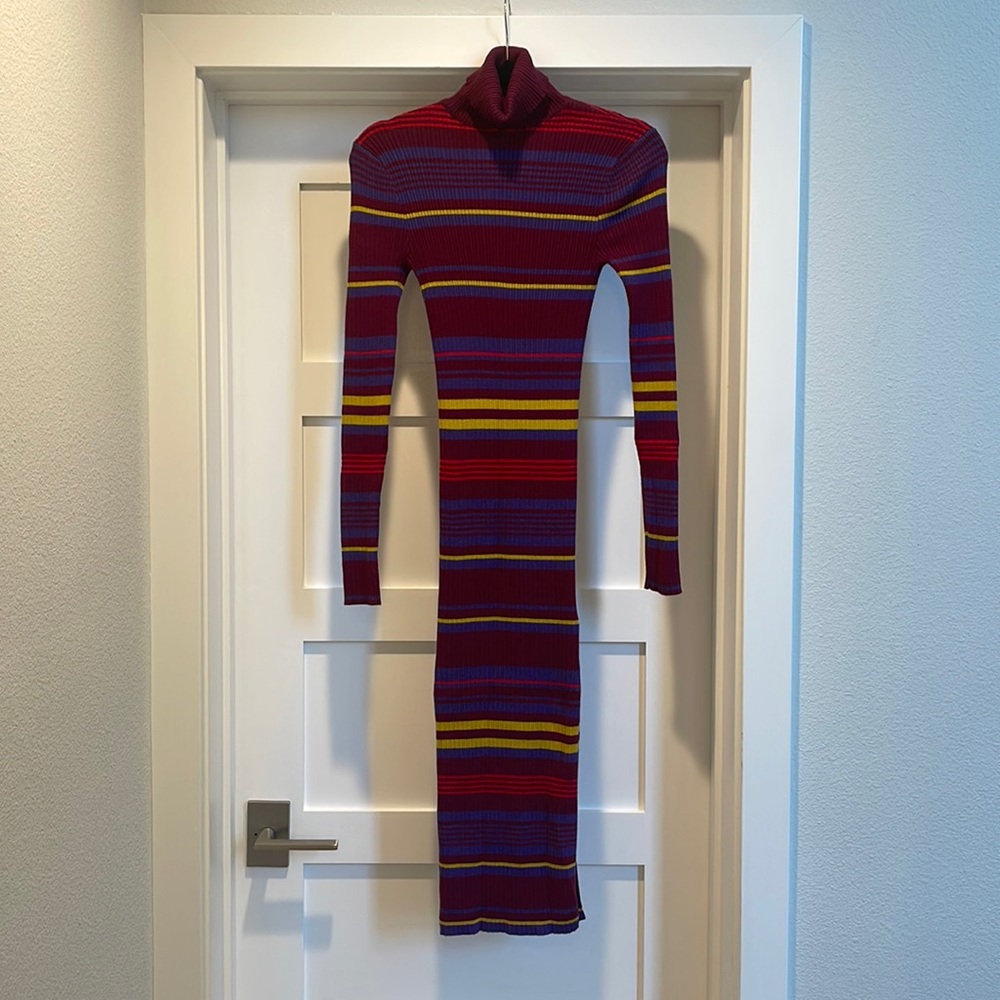 Urban Outfitters Striped Midi Sweater Dress